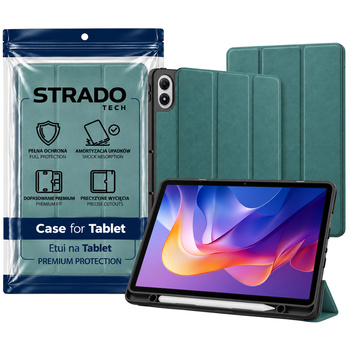 Etui Smart Pencil do Redmi Pad 2 11 2025 z miejscem na rysik - ciemnozielone