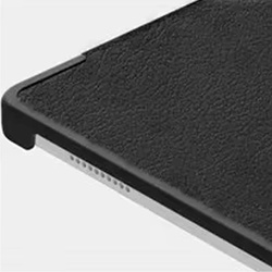 Etui Smart Case do Lenovo Tab P12 12 / Tab P12 TB370, czarne - ochronne z podstawką, dostęp do portów i przycisków