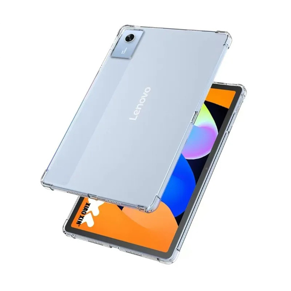 Etui Silikonowe do Lenovo Idea Tab 11, przezroczyste - ochronne z podstawką