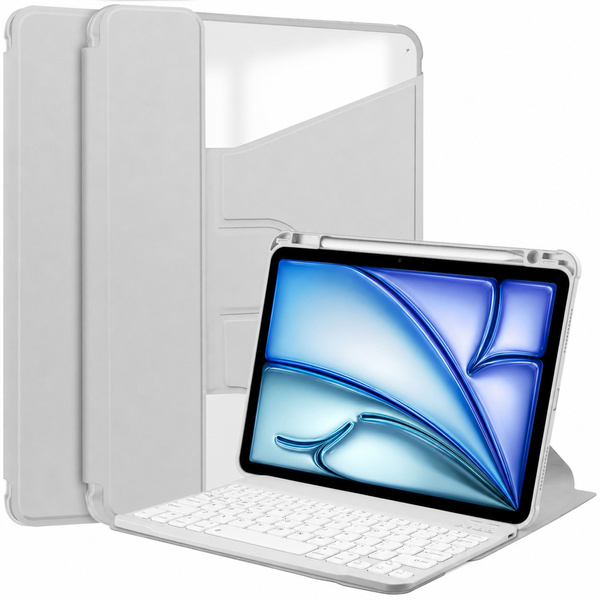 Etui klawiatura 360 iPad 11 2025/10 10.9 - Grey