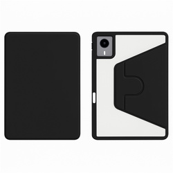 Etui Obrotowe Clear do Lenovo Idea Tab 11 2025, czarne - ochronne z podstawką