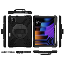 Etui pancerne do Xiaomi Pad 7 / 7 PRO / Pad 8 / 8 PRO / Pad 9 z uchwytem - czarne