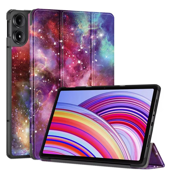 Etui Graficzne do Xiaomi Redmi Pad Pro 12.1 2024 / Poco Pad 12.1 z klapką - ochronne z podstawką