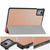 Etui Smart z klapką do Lenovo Tab K11 Plus 11.45 / Lenovo K11 Plus, różowe złoto - ochronne z podstawką