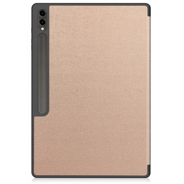 Etui Smart do Galaxy Tab S9 Ultra / S10 Ultra 14.6 X910 X916 X926, różowe złoto - ochronne z podstawką