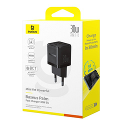 Ładowarka sieciowa do tabletu i telefonu Baseus Palm 30W USB-C Szybka