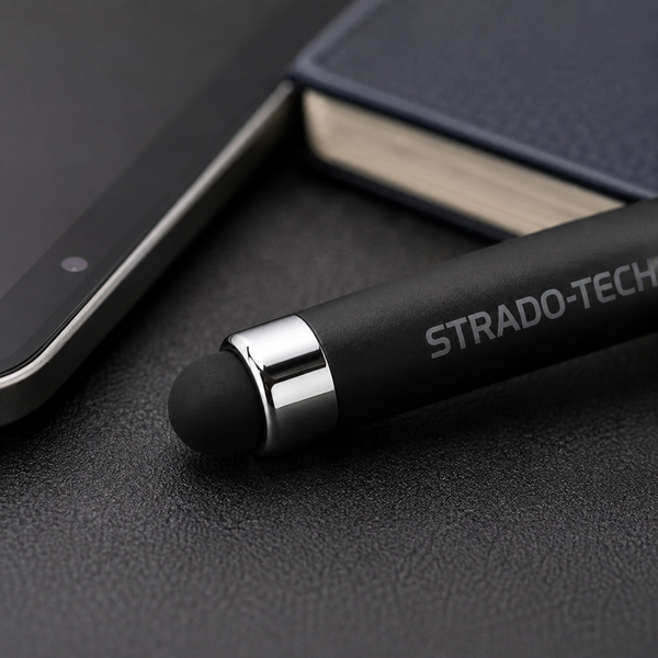 Precyzyjny rysik stylus pen do tabletu telefonu, dwustronny, czarny