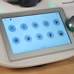 Szkło hartowane do Thermomix TM6 zestaw - ochrona ekranu 9H, pełne pokrycie, oleofobowe
