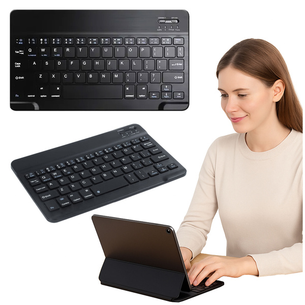 Klawiatura uniwersalna Bluetooth do tabletów Apple Samsung Lenovo Xiaomi