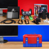 Torba podróżna etui do Nintnendo Switch 2 2025 z przegrodami wodoodporna, mario