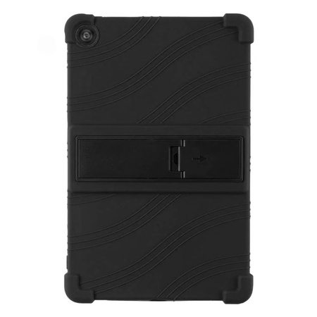 Etui Armor do T-Mobile T Tablet 2 10.1 5G 2025 pancerne, czarne - ochronne z podstawką