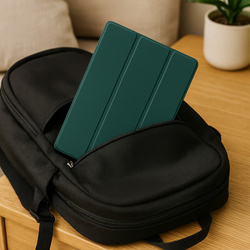 Etui Smart z klapką do Lenovo Tab K11 Plus 11.45 / Lenovo K11 Plus, zielone - ochronne z podstawką