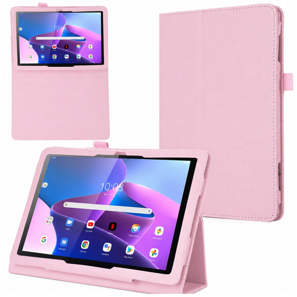 Etui do Lenovo Tab 10.1 2025 TB311FU TB311XU ZAEH0040PL z klapką - różowe