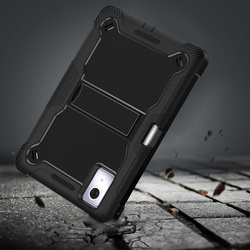 Etui pancerne do Lenovo Idea Tab Plus 12.1 2025 TB361FU TB361ZU, z podstawką, czarne