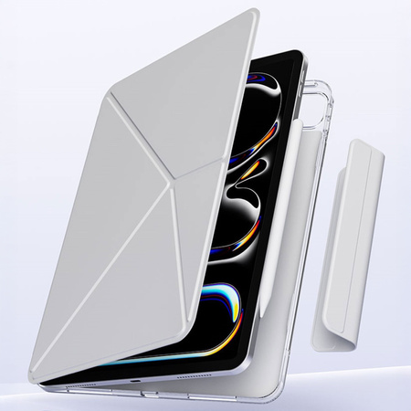 Etui ORIGAMI do Apple iPad Air 11 M3 2025/ Air 11 M2 2024 GEN 7 6 podstawka, białe