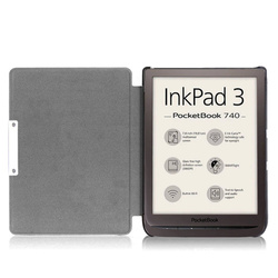 Etui Smart do Pocketbook Inkpad 741 / Pocketbook Inkpad 3 / 3 Pro usypia, czarne - ochronne z podstawką