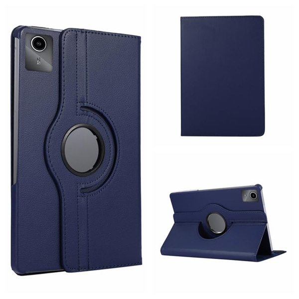 Etui Obrotowe 360 do Lenovo Idea Tab 11 2025, granatowe - ochronne z podstawką