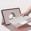 Etui z klawiaturą Bluetooth touchpad do Samsung Galaxy Tab A9 8.7 CFX110 (Różowe)