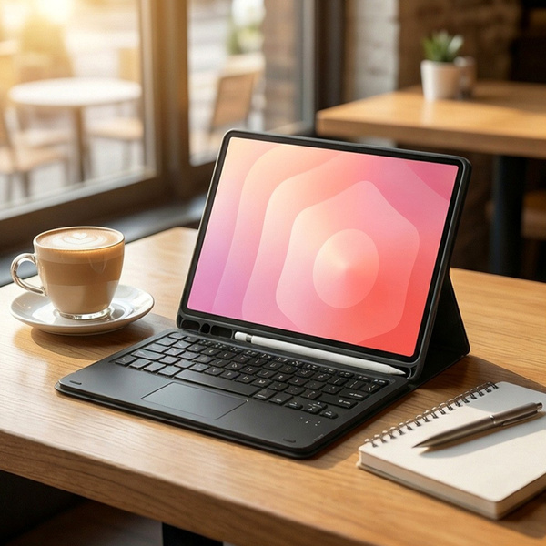 Etui z klawiaturą do Samsung Galaxy S11 X730 X736 na rysik / Samsung Galaxy, Tab S11 11, czarne - ochronne