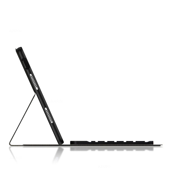 Etui z klawiaturą Bluetooth do Lenovo Idea Tab Plus 12.1 / Idea Tab Plus 12.1 2025, czarne - ochronne z podstawką