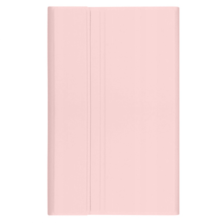 Etui z klawiaturą touch do Lenovo Tab 10.1 2025, różowe - ochronne z podstawką