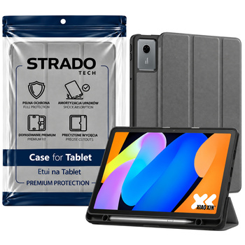 Etui Smart Pencil do Lenovo Idea Tab 11" z miejscem na rysik - szare