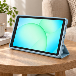 Etui Smart do Galaxy Tab A11 X135/X133 A9 SM-X115/SM-X110 z klapką - niebieskie