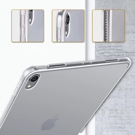 Etui SILIKONOWE do Apple iPad 10.9 2022 Gen. 10 / iPad 11 2025 A16 Gen. 11, przezroczyste