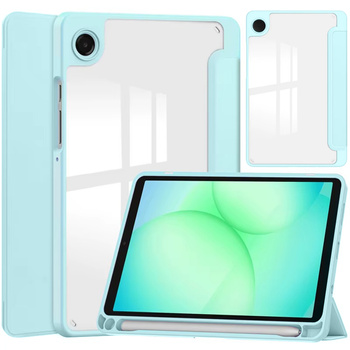 Etui Clear Pencil do Galaxy Tab A11+ 10.9 2025 X230/ X235/ X236 A9+ SM-X215/ X216, niebieskie