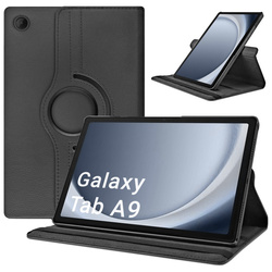 Etui Obrotowe 360 do Samsung Galaxy Tab A9 8 / Galaxy Tab A9 X110, czarne - ochronne z podstawką