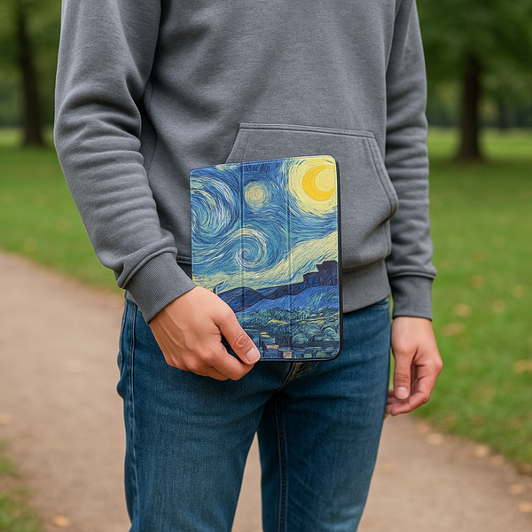 Etui Graficzne do Lenovo Tab M11 10.95 11 - ochronne z podstawką, dostęp do portów i przycisków