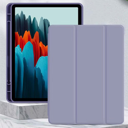 Etui Smart z uchwytem na rysik do Samsung Galaxy Tab S9 / S9 S10, fioletowe - ochronne z podstawką