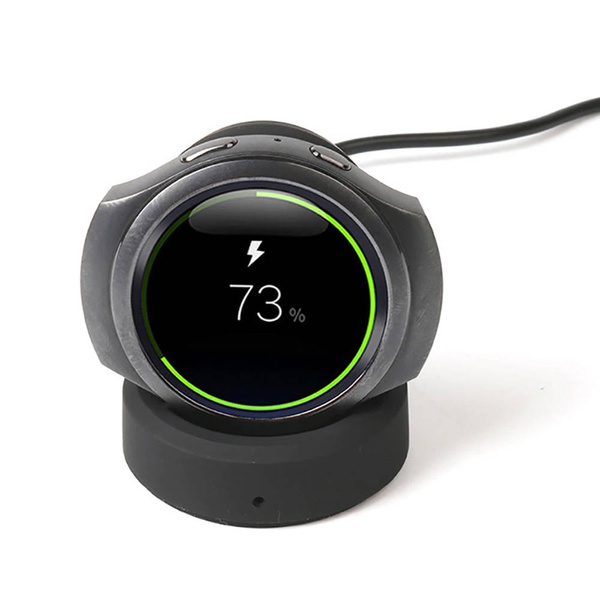 Ładowarka indukcyjna magnetyczna stacja dokująca do Galaxy Watch Gear S2 S3, czarna