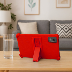 Etui pancerne Armor do Lenovo Tab K11 Plus 11.45 / Lenovo K11 Plus 2024 / K11 Plus, czerwone - ochronne z podstawką