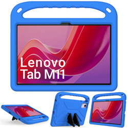 Etui Pancerne z uchwytem do Lenovo Tab M11 10.95 / Tab M11, niebieskie - ochronne z podstawką