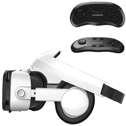Zestaw Okulary gogle FiiT VR 3F Gogle 3D + Słuchawki + Gamepad - do smartfona