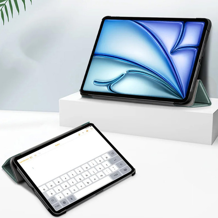 Etui Smart Case obudowa do iPad Air 13 Gen 6 2024 A2903 A2904 / Gen. 6 A2898, zielone - ochronne