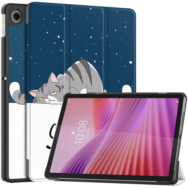 Etui Graficzne do Lenovo Tab 10.1 2025 z klapką - ochronne z podstawką