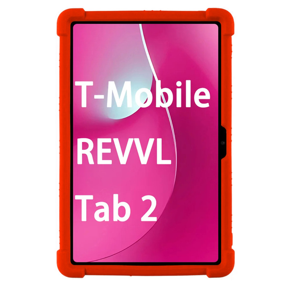 Etui Armor do T-Mobile T Tablet 2 10.1 5G 2025 pancerne, czerwone - ochronne z podstawką