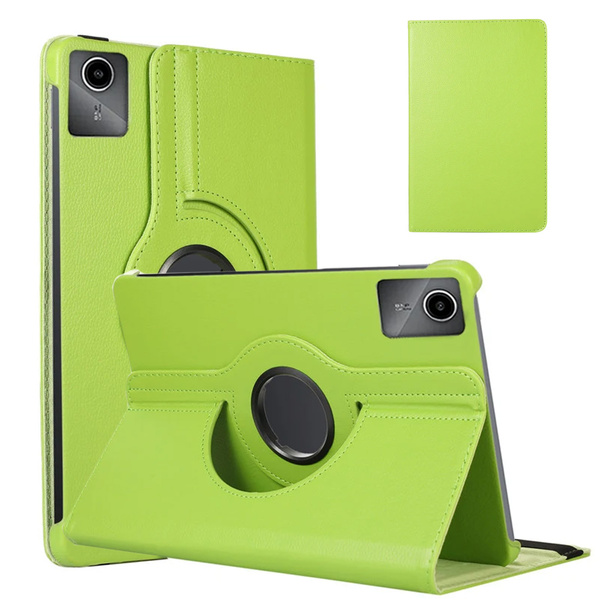 Etui Obrotowe 360 do Lenovo Tab M11 10.95, zielone - ochronne z podstawką, dostęp do portów i przycisków