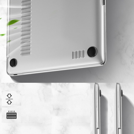 Etui Shell do Macbook Air 13 13.6 M3 2024 / M4 2025