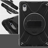 Etui Shockproof z uchwytem do Lenovo Tab M11 10.95, czarne - ochronne z podstawką, dostęp do portów i przycisków