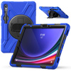 Etui pancerne Shockproof z uchwytem do Samsung Galaxy Tab S9 FE/S9/S10 FE, niebieskie