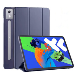 Etui Smart do Lenovo Idea Tab Pro / Pro MT 2025, granatowe - ochronne z podstawką, dostęp do portów i przycisków