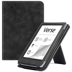Etui Strap z uchwytem do PocketBook Verse / Verse Pro 629 634, czarne - ochronne z podstawką