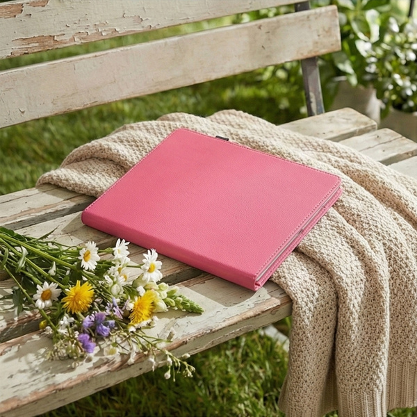 Etui Obrotowe do iPad 10.9 2022 Gen. 10 / iPad 11 2025 A16 Gen. 11, różowe - ochronne z podstawką