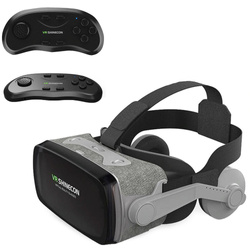 Zestaw Okulary 3D VR Shinecon G07E + Gamepad - do smartfona na filmy, gry i VR