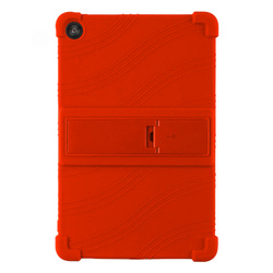 Etui Armor do T-Mobile T Tablet 2 10.1 5G 2025 pancerne, czerwone - ochronne z podstawką