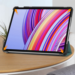 Etui Smart do Xiaomi Redmi Pad Pro 12.1 2024 z klapką / Redmi Pad Pro 12.1 2024, zielone - ochronne z podstawką