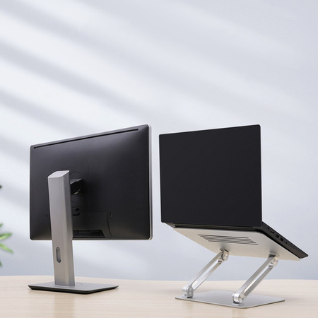 Podstawka do laptopa NILLKIN ProDesk uchwyt stojak na biurko max 12,5 KG, srebrna